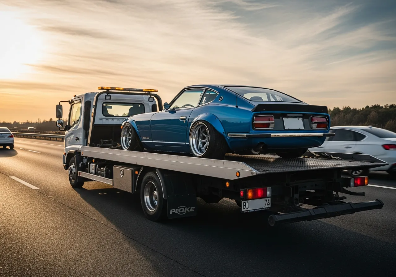 Lowered Car Towing