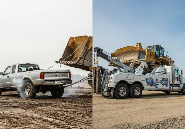 DIY Heavy Duty Towing vs Hiring Professionals