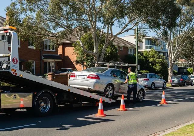 Tow Truck Rose Bay loading broken-down car